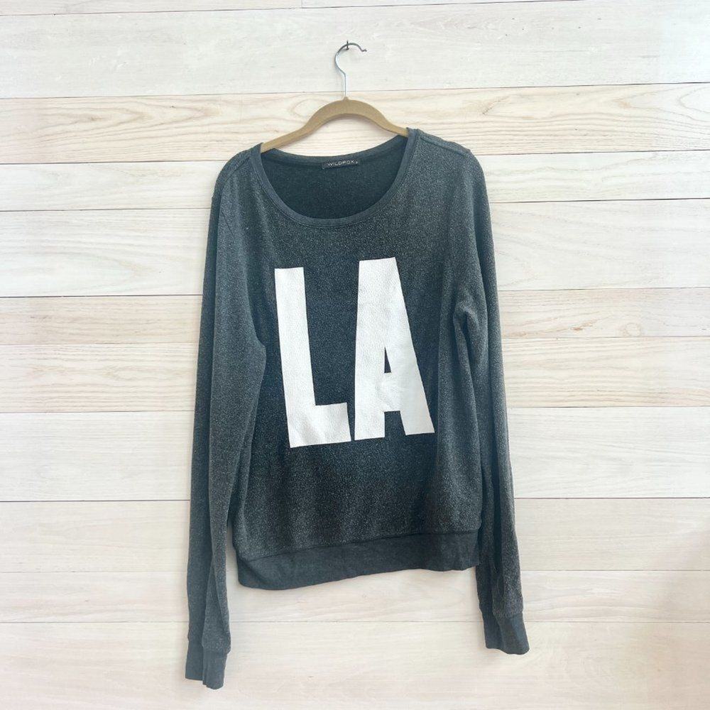 WILDFOX Grey LA Cozy Sweatshirt